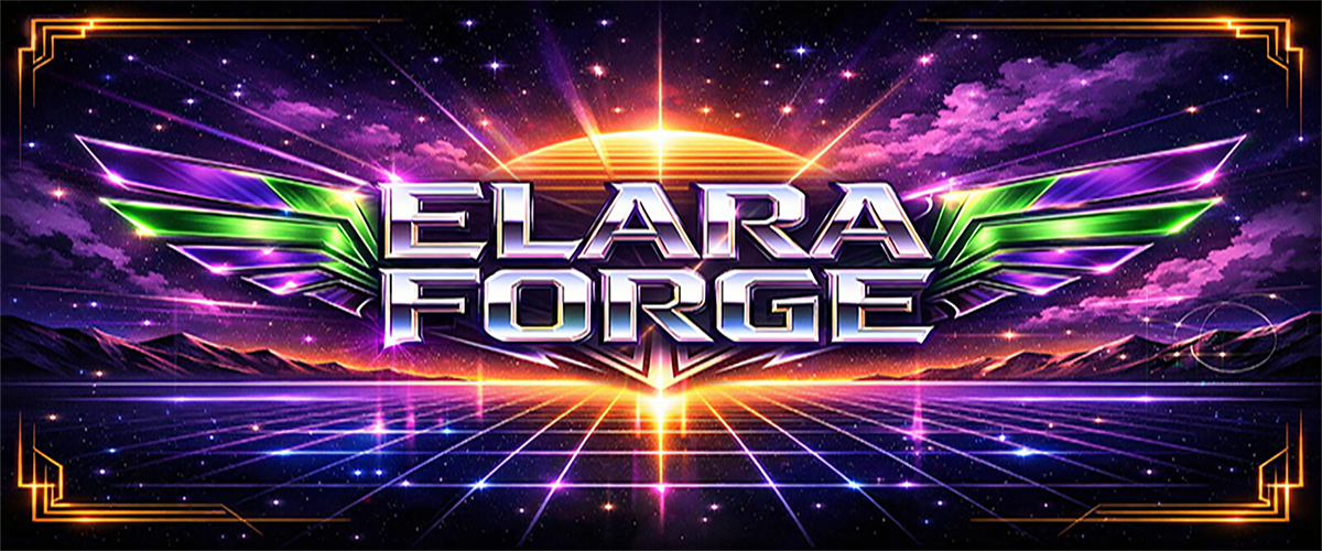Elara Forge forged art logo