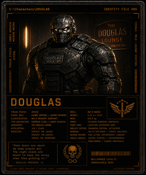 Douglas dossier portrait